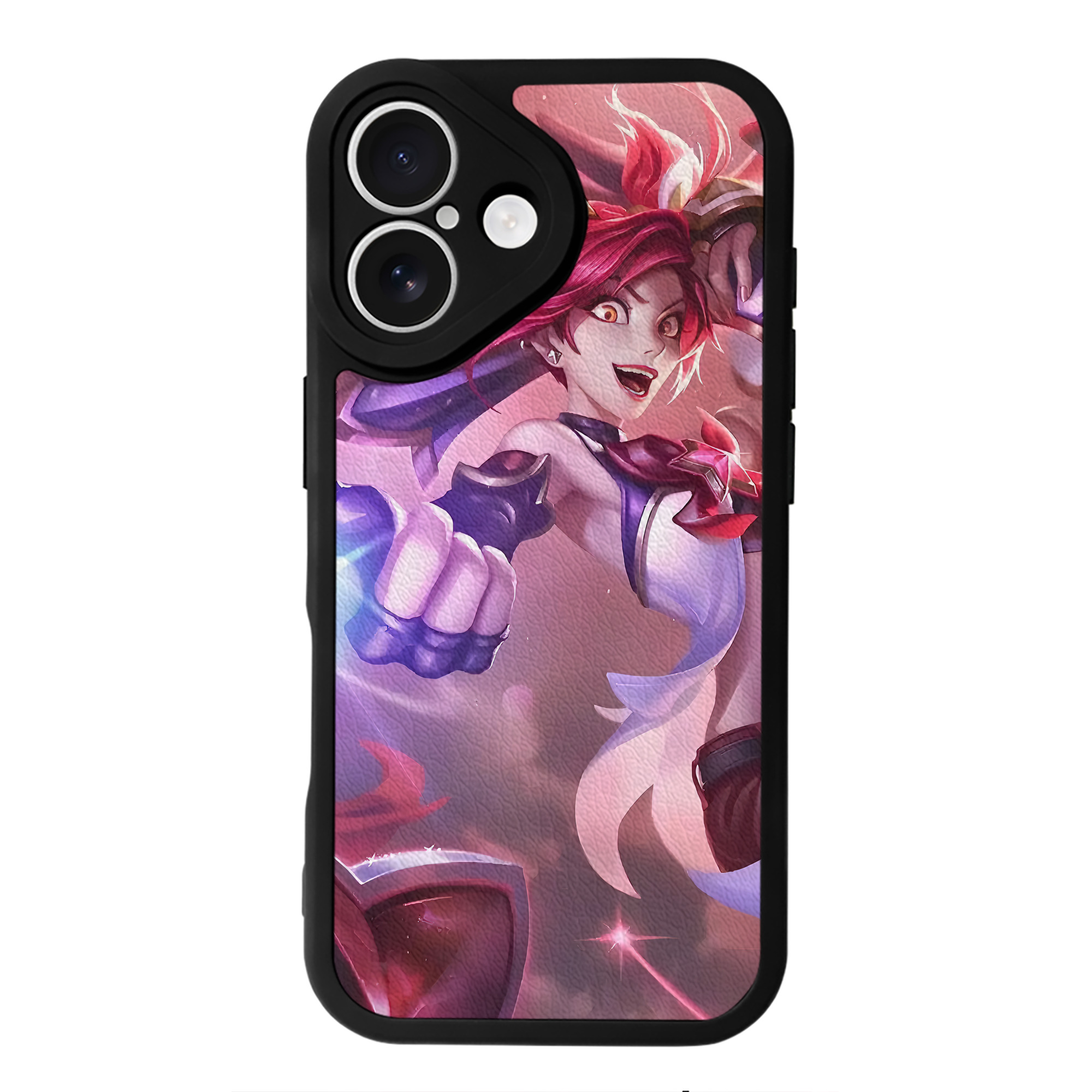 リーグ・オブ・レジェンド League of Legends LOL 【iPhone 16シリーズ対応】シリコンスマホケース（レザー調） 材質：シリコン